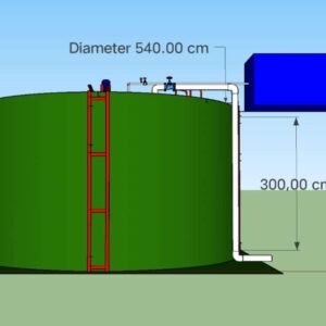 Digester Biogas BD 68 m3 Tangki (1)